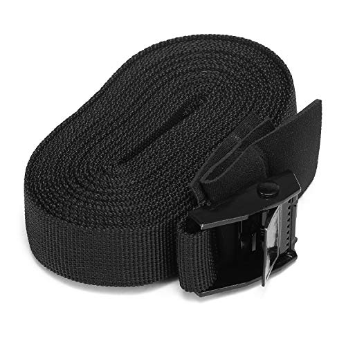 KKmoon 2 PCS Tira de amarração Tira de amarração de carga Tira de amarração com fecho de fivela para