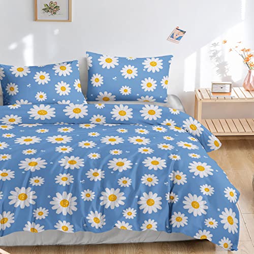 HOSIMA Kids Boys Girls Daisy Duvet Cover, 3-Piece Luxurious Soft Microfiber Daisy Bedding Set including Zipper - Image 3