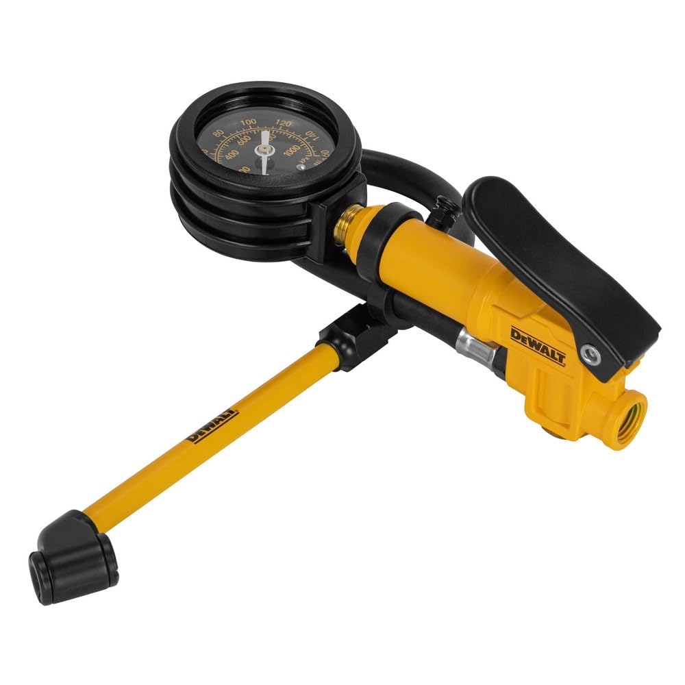 Dewalt DXCM024-0405 Gonfleur avec jauge analogique de 2" et tuyau de 12"