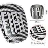 Fiat 14188B-2 szt. naklejka 3D zamiennik czarne logo dla Ducato, przód + tył