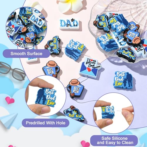 Perles en silicone pour stylo et création de personnage de bracelet