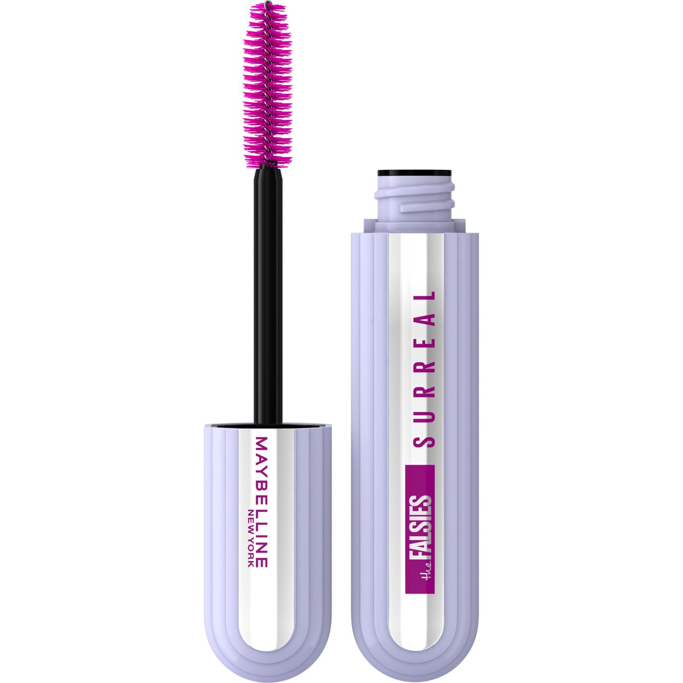 Maybelline New York The Falsies Surreal, Máscara de pestañas efecto extensiones, Longitud & Volumen, Duración 24H, Negro, 10 ml