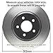 Detroit Axle - Standard Brake Kit for Jeep Liberty Dodge Nitro Drilled & Slotted Brake Rotors 2008 2009 2010 2011 2012 Ceramic Brakes Pads Front and Rear Replacement: 11.89