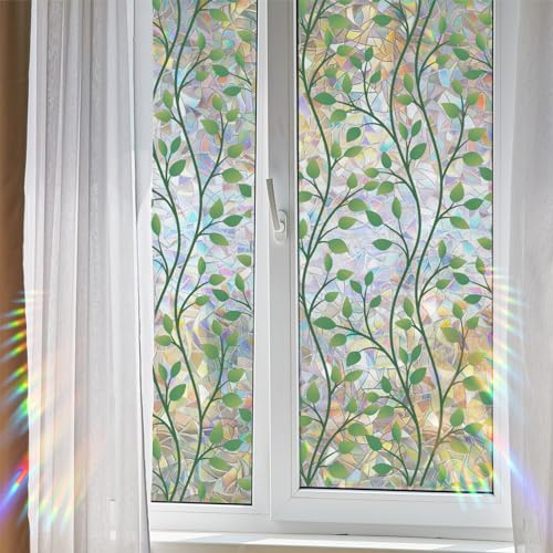 Vinilo decorativo para ventana efecto arcoíris 17.5x78.7 in miniatura 4