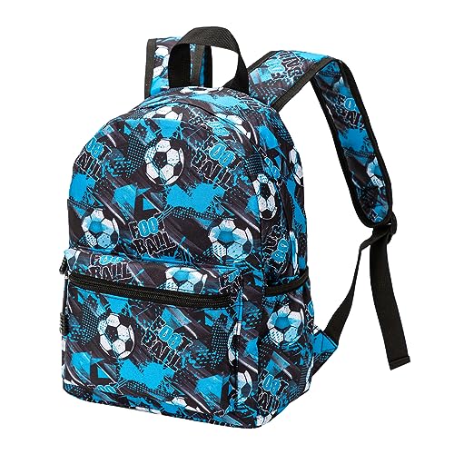 Treer Mochila Escolar Fútbol 3D Mochila Escolar, Mochila Escolar Niña/Chico, Mochila Niño 6 Años, Mochila Colegio Para Alumnos de Preescolar, Primaria y Secundaria