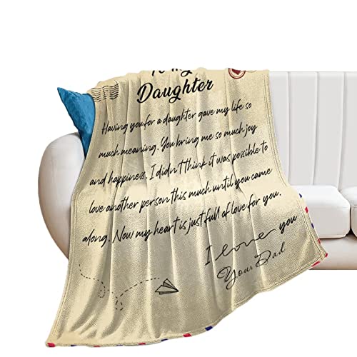 Couverture fille avec message d'amour plaid doux canapé et lit