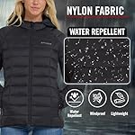 Spyder Packable Puffer Jacket Womens with Hood, Lightweight Full Zip Winter Quilted Womens Puffer Coat - Image 5