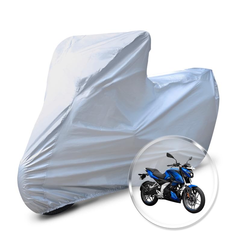 Image of Neodrift 'CrystalMax' Bike Cover for Bajaj Pulsar N160 (All-Weather Motorcycle Protection, Water & UV Resistant, Dustproof, Windproof).