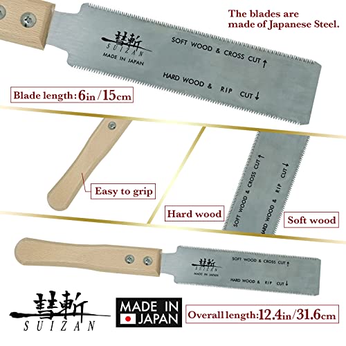 image for SUIZAN Ryoba Double Edge Saw 6