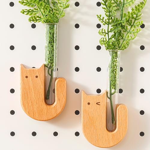 2-Pack Imanes Decorativos de Madera con Diseño de Gato miniatura 5