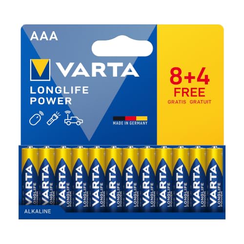VARTA Batterien AAA, 12 Stück (8+4), Longlife Power, Alkaline, 1,5 V – Ansicht 2