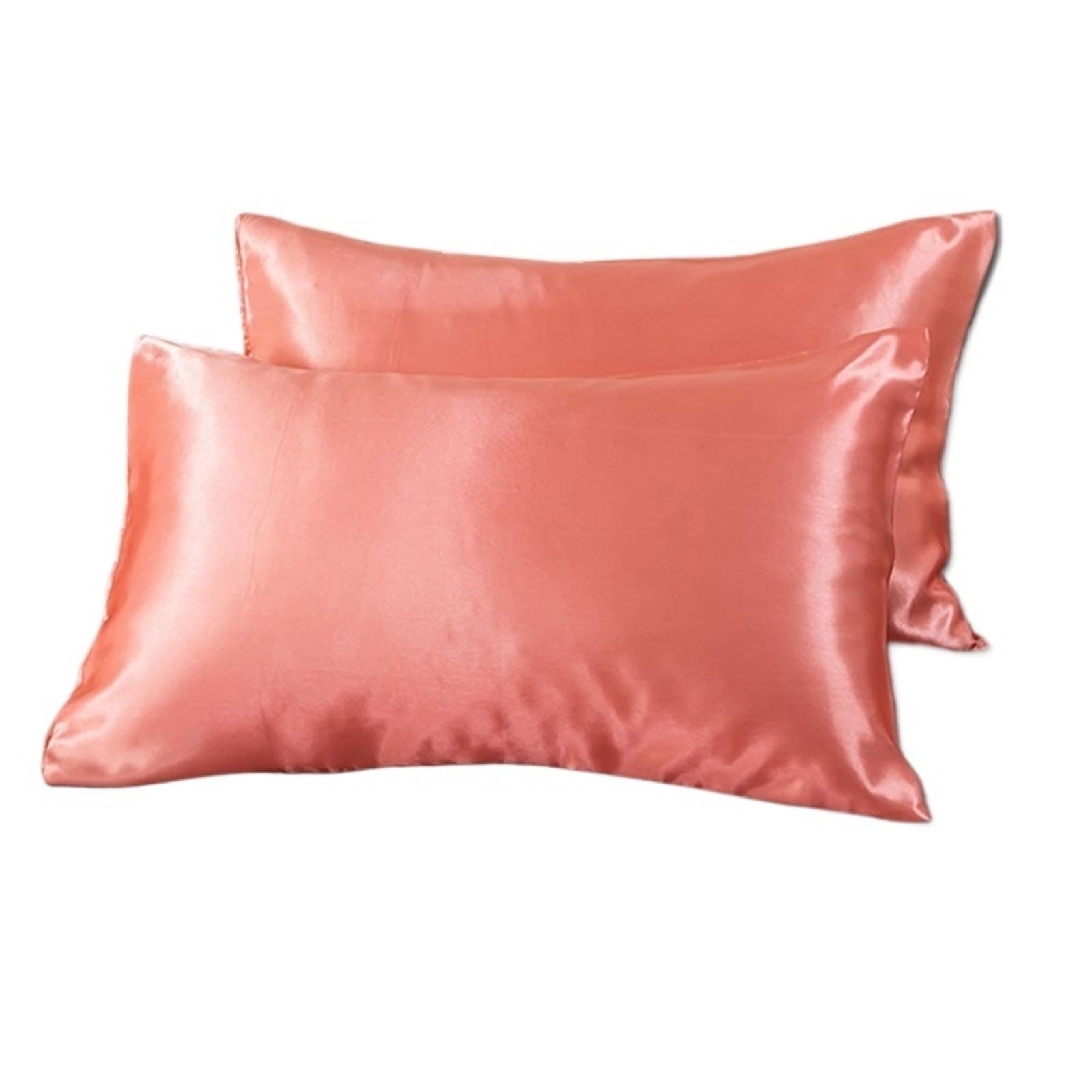 LYXYGMV Stain Pillowcase Silky Soft Pillow Cover for Bedrooms(Pink,50x75cm)