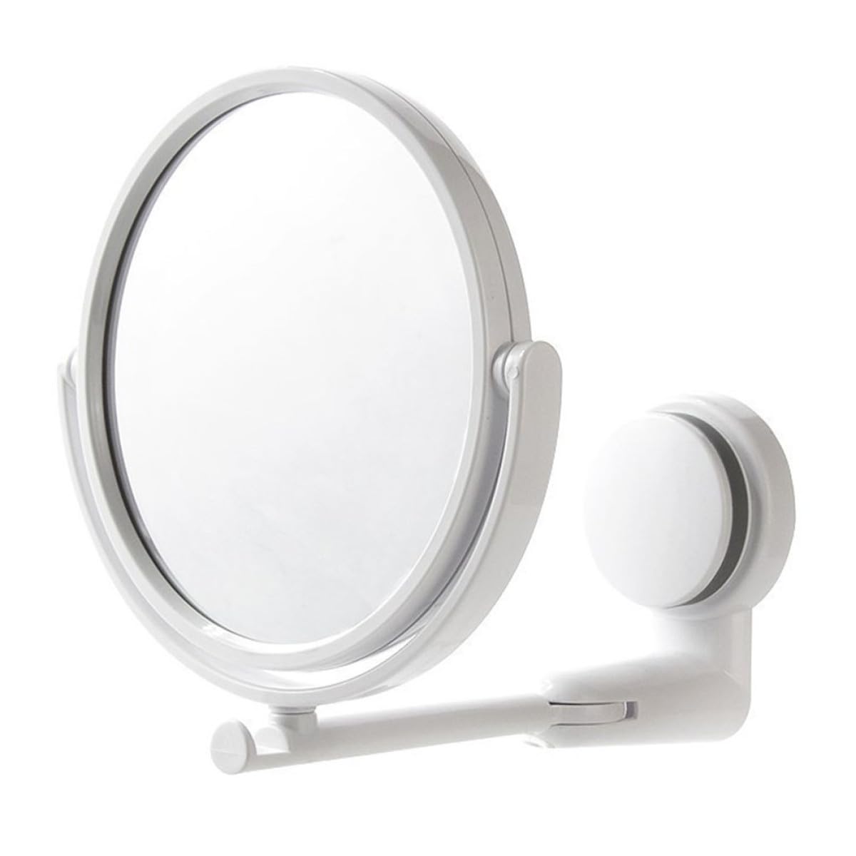 Miroir de beauté mural sans perçage OSALADI ventouse ajustable