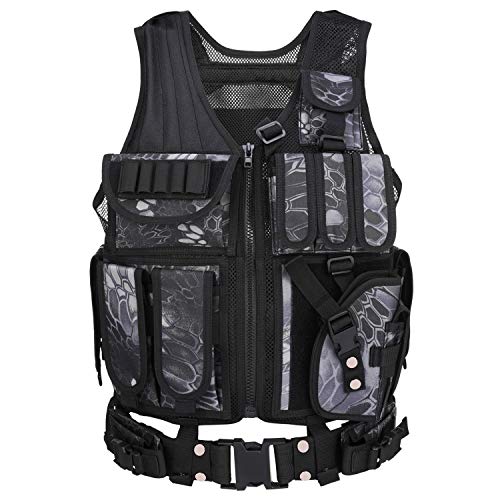 Barbarians Tactical Molle Vest Military Airsoft Paintball Vest Assault Swat Vest Adjustable Lightweight
