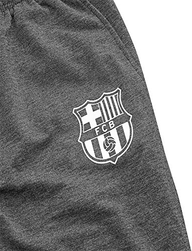 Icon Sports FC Barcelona Joggers – Boy's Casual Sweatpants Barca Soccer Football Club Active Comfort Reflective Logo Youth Pants Large2