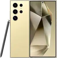 Smartphone Samsung Galaxy S24 Ultra, Galaxy AI, Selfie de 12MP, Tela de 6.8" 1-120Hz, 256GB, 12GB RAM - Titânio Creme