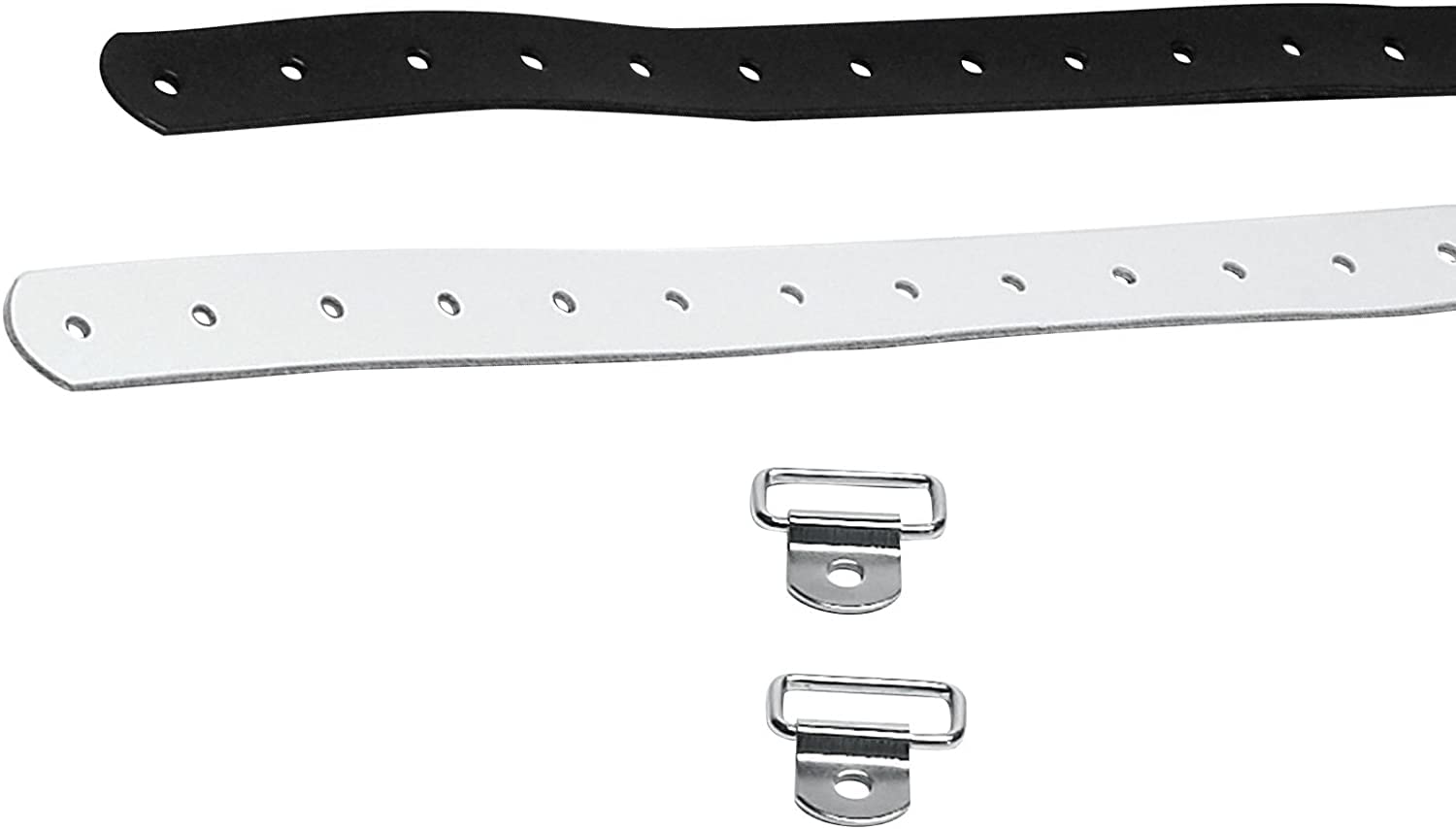 Color Guard Rifle Strap Kit (Includes O-Rings and Clips) by Director's Showcase (DSI) (White)