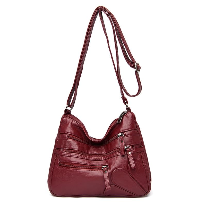 CHENXIAOHONG Bolsa Transversal Feminina Média, Bolsa Tiracolo Feminina Estilo Casual, Bolsas Transversais Femininas para o Dia a Dia, Bolsa Feminina Transversal Elegante e Versátil (Terracota)