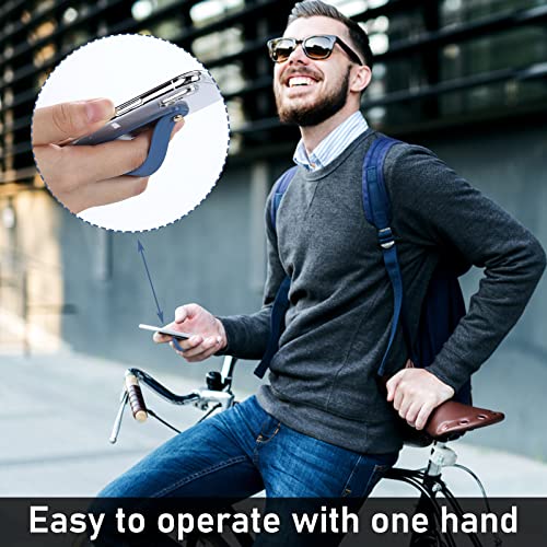 Molain Telefoonlus vingerhouder, 5 stuks telefoongreep vinger mobiele telefoon grip siliconen band telescopische mobiele telefoonhouder voor alle smartphones (5 kleuren) - Afbeelding 8