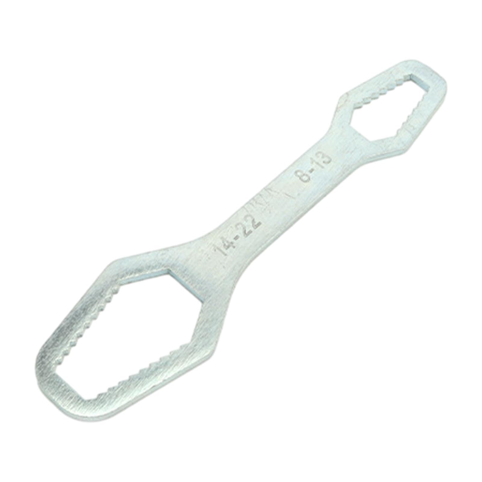 Universal Multifunctional Double Ended for Bicycle Home Silver | Socket Wrenches Hand Tools-image-27