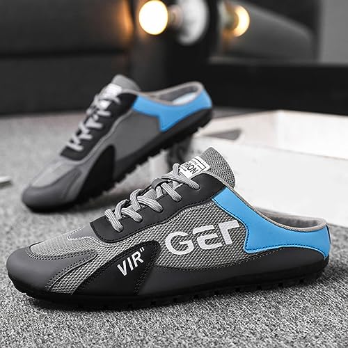 New Men's Shoes Trend Versatile Casual Shoes Lazy Man Half Slipperboard Shoes Shoes Male Loafer Shoes Men Casual Shoes2