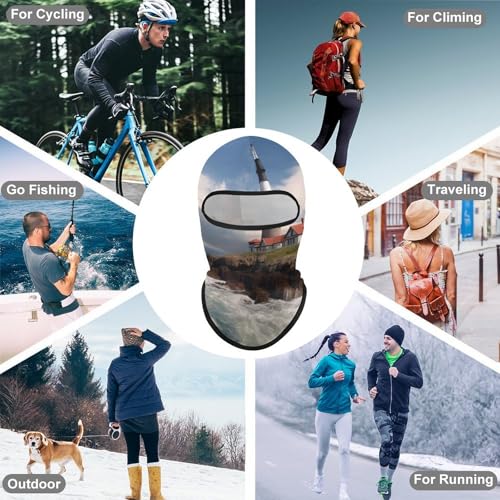 Balaclava de Protección Solar para Hombres y Mujeres, Máscara Respirable para la Cara y Cabeza Completa para Senderismo, Ciclismo, Correr, Conducción miniatura 6