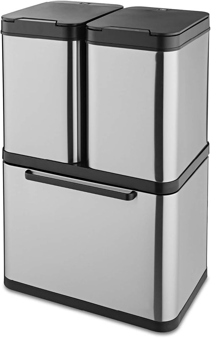 Tower T938010PM Freedom Stacked Sensor Recycling System with Two 25L Advanced SensorActivated