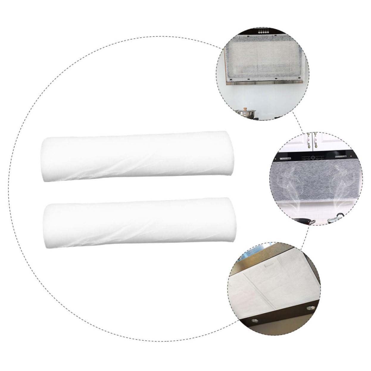 SHINEOFI 3 Series Pegatinas A Prueba De Aceite Absorción Reemplazo Del Filtro Papel De Filtro De Aceite De Campana Extractora Papel De Filtro De Grasa Para Campana Extractora 2 Rollos*3