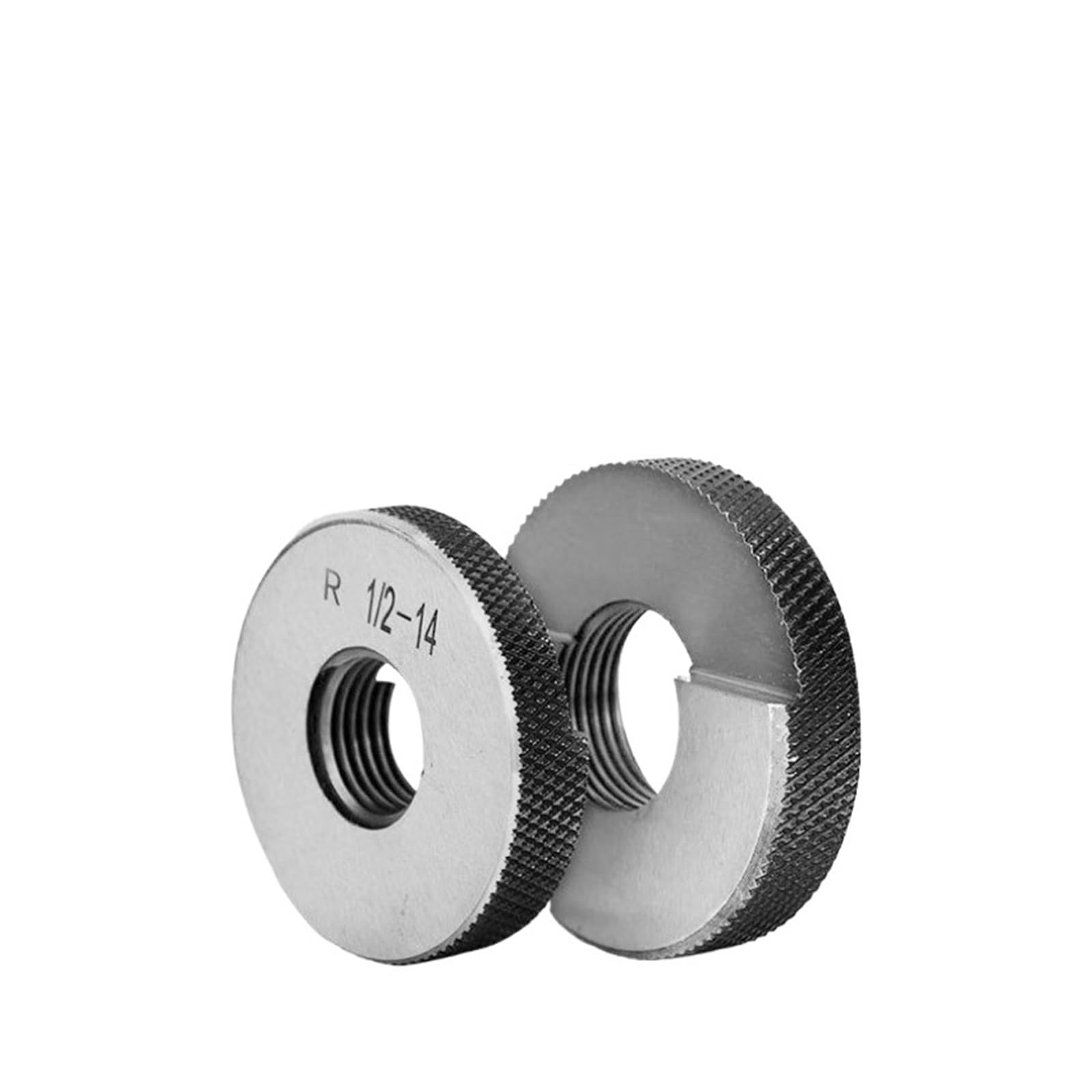 1 szt. Gwint rurowy stożkowy wskaźnik R gwint pierścieniowy 55 stopni RC/R do dokładnej kontroli i pomiaru gwintu(1/16-28 RC Pipe Plug Gauge)