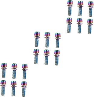 BESTOYARD 18 Peças Parafuso De Bicicleta Substituição De Parafusos De Bicicleta Mountain Bike Parafusos De Freio Para Rotor De Bicicleta Parafuso De Pinça De Freio Parafuso De Rotor De