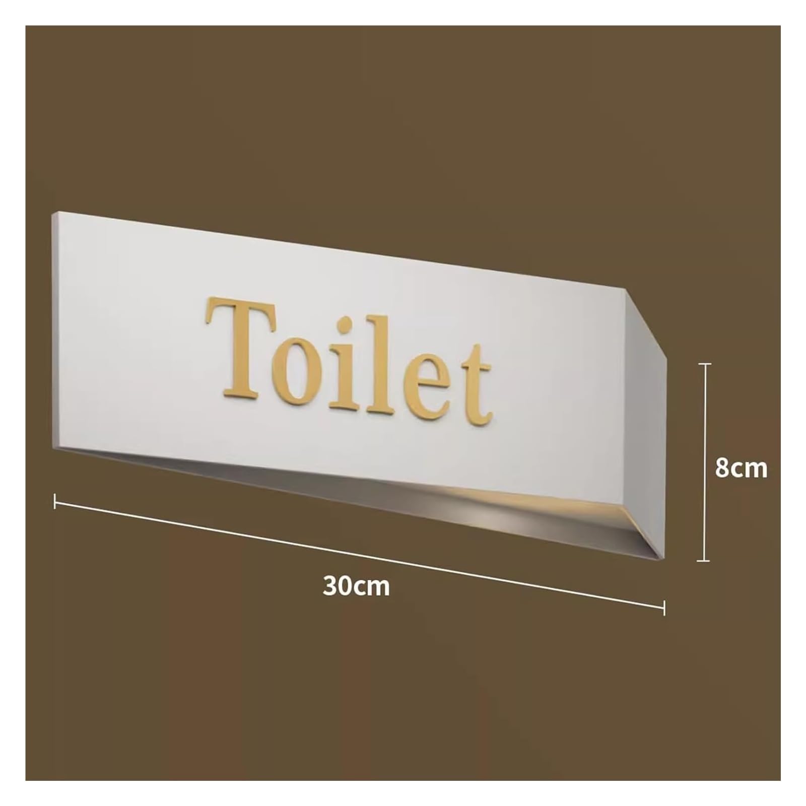 Carteles para aseos, Montaje en pared macho hembra iluminado for fiesta la tienda del bar hotel, 30cmx8cm