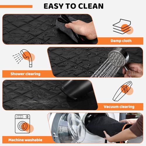 KYG Dog Car Seat Cover, Waterproof and Non-Slip Back Seat Protector for Pets and Kids, Universal Size 132 x 58 x 46 cm - Image 6