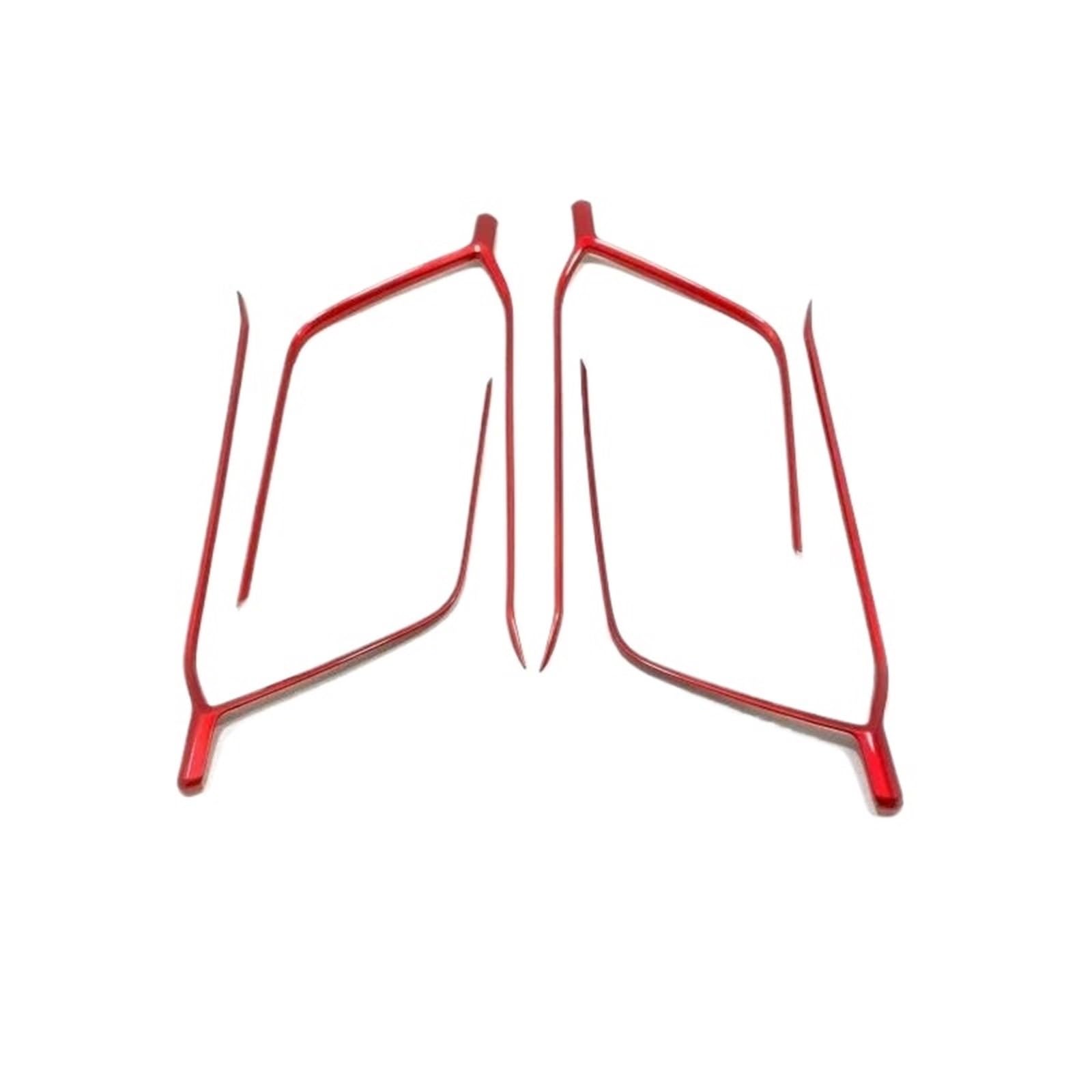 FHCBUTAE Interior Car Handle for Toyota RAV4 RAV 4 XA50 2019 2020 2021 2022 2023 Hybrid Car Interior Handle Window Regulator Armrest Door Bowl Trim Strip(ABS red)