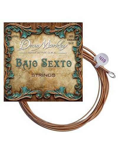 Cordes Dean Markley 2096 Bajo Sexto pour sonorité riche de guitare