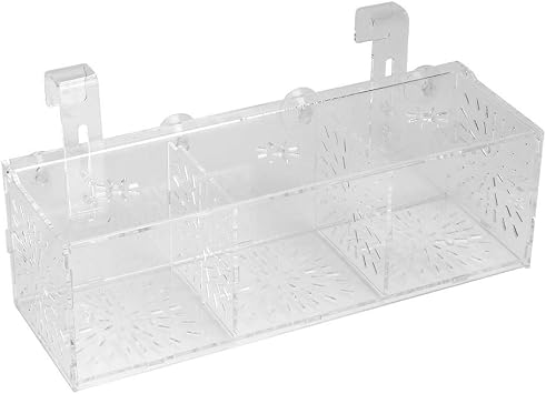 Fish Breeding Isolation Box Aquarium Acclimation Hatchery Incubator Acrylic Transparent Aquarium Hatchery Incubator Holder30CM*10CM*10CM