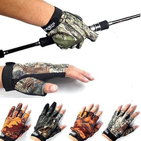 Uteruik Waterproof Anti-Slip Fishing Gloves Cover