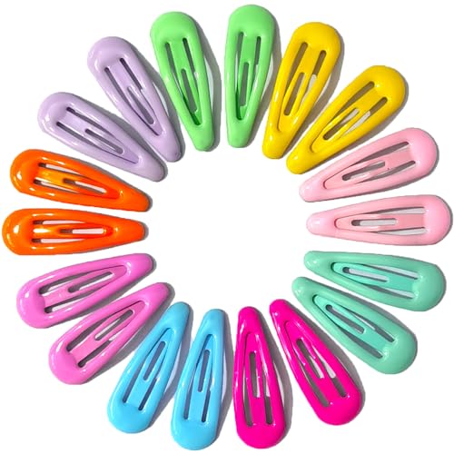 Qingxii Decorr Star Snap ヘアクリップ 女の子 ヘアクリップ 女性用 バレッタ アクセサリー (ミックスカラー、バレッタ)