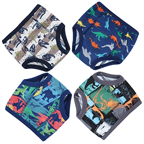 Image of CottonTraining Pants 4 Pack Padded Toddler Potty Training Underwear for Boys and Girls-12M-5T