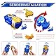 Hozuumo Battling Tops Turbo Starter Set, 4D Metall Fusion Kampfkreisel, Arena Spinning Tops mit Launcher, Geschenk-Sets für Kinder,1-4