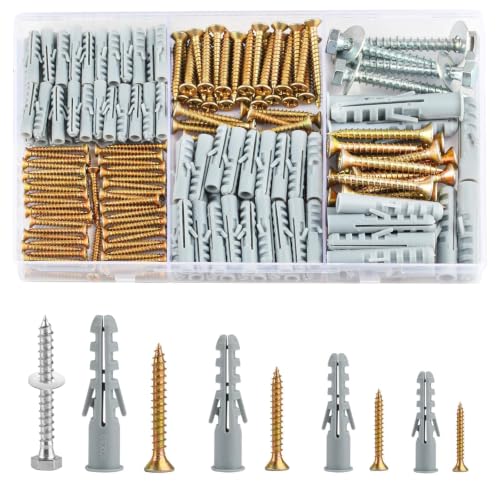 228 Stk Schrauben Dübel Set Schrauben Set Mit Dübel Dübel Mit...