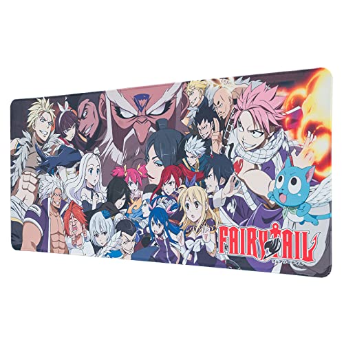 Grupo Erik Alfombrilla ratón Fairy Tail - Alfombrilla Gaming Anime - Mousepad XXL/Alfombrilla XXL - Alfombrilla Escritorio - Tapete Escritorio - Alfombrilla ratón Ideal Accesorio Gamer