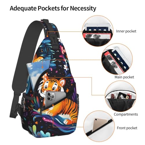 Mochila tipo sling unisex ligera para viaje miniatura 4