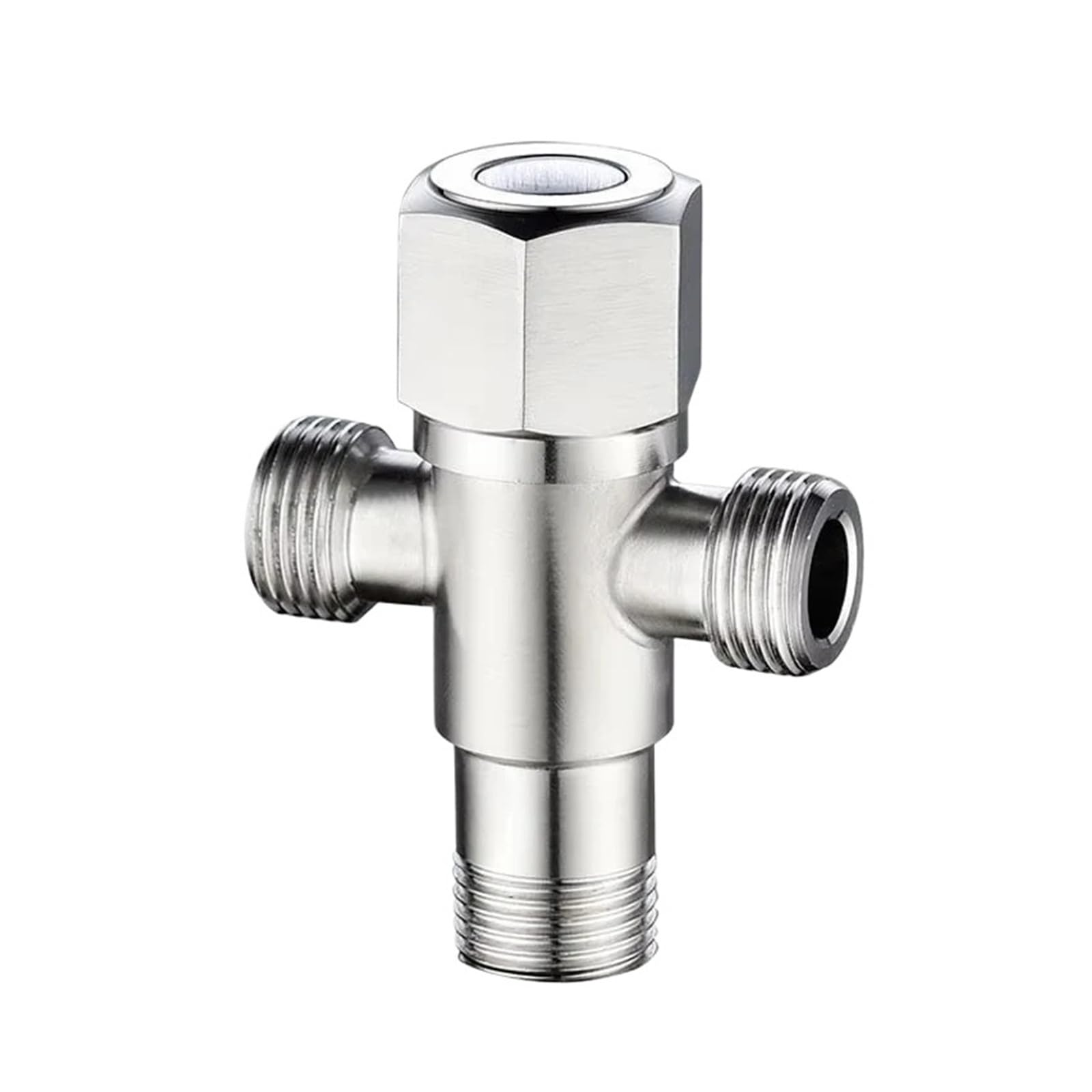 SUS304 Stainless Steel Angle Valve G1/2 Ceramic Core Hot Cold Water Shut-Off Valve for Bathroom Kitchen(StyleC)