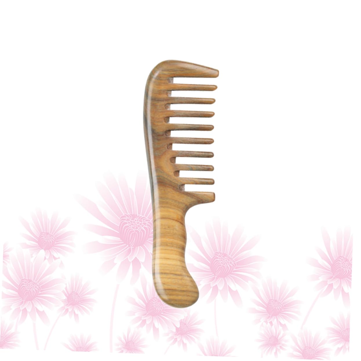 MAGICLULU 3 Stück Naturholzkamm Haarkamm Friseurwerkzeug Antistatischer Kamm Breitzinkiger Kamm