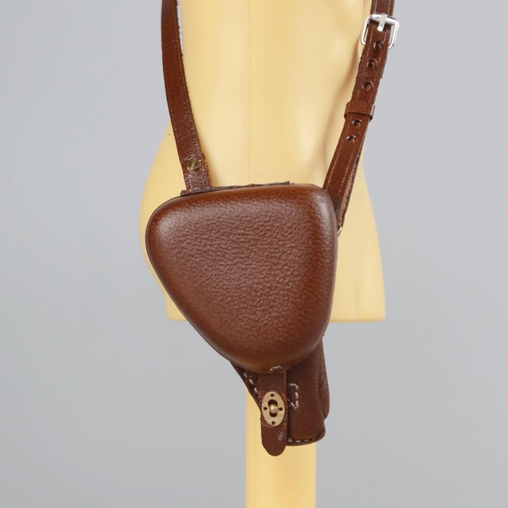 Sac en cuir miniature pour poupée homme 1/6 évitant les tenues incomplètes