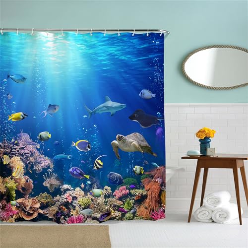 goodbath Extra Wide Shower Curtain 240x180cm - Image 3