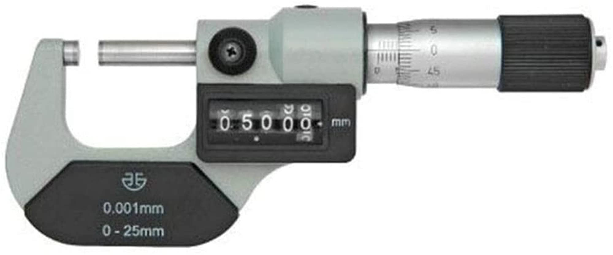 YuegoO Measuring Tools Digital Micrometer 0-1" / 0-25mm Electronic Display Gauge 0.00004" / 0.001mm Thickness Measuring Inch/Metric Industrial grade