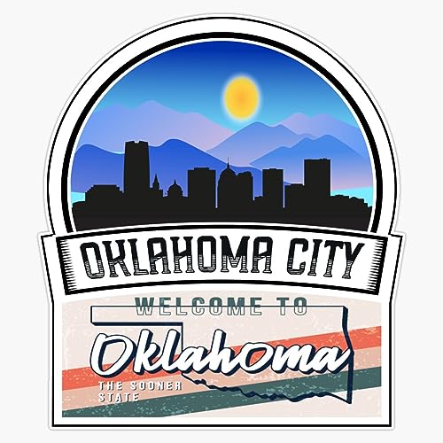 Magnet Oklahoma City Welcome To Oklahoma The Sooner State Oklahoma State And Cities Series -20 Magnet Vinyl Decal Sticker 5