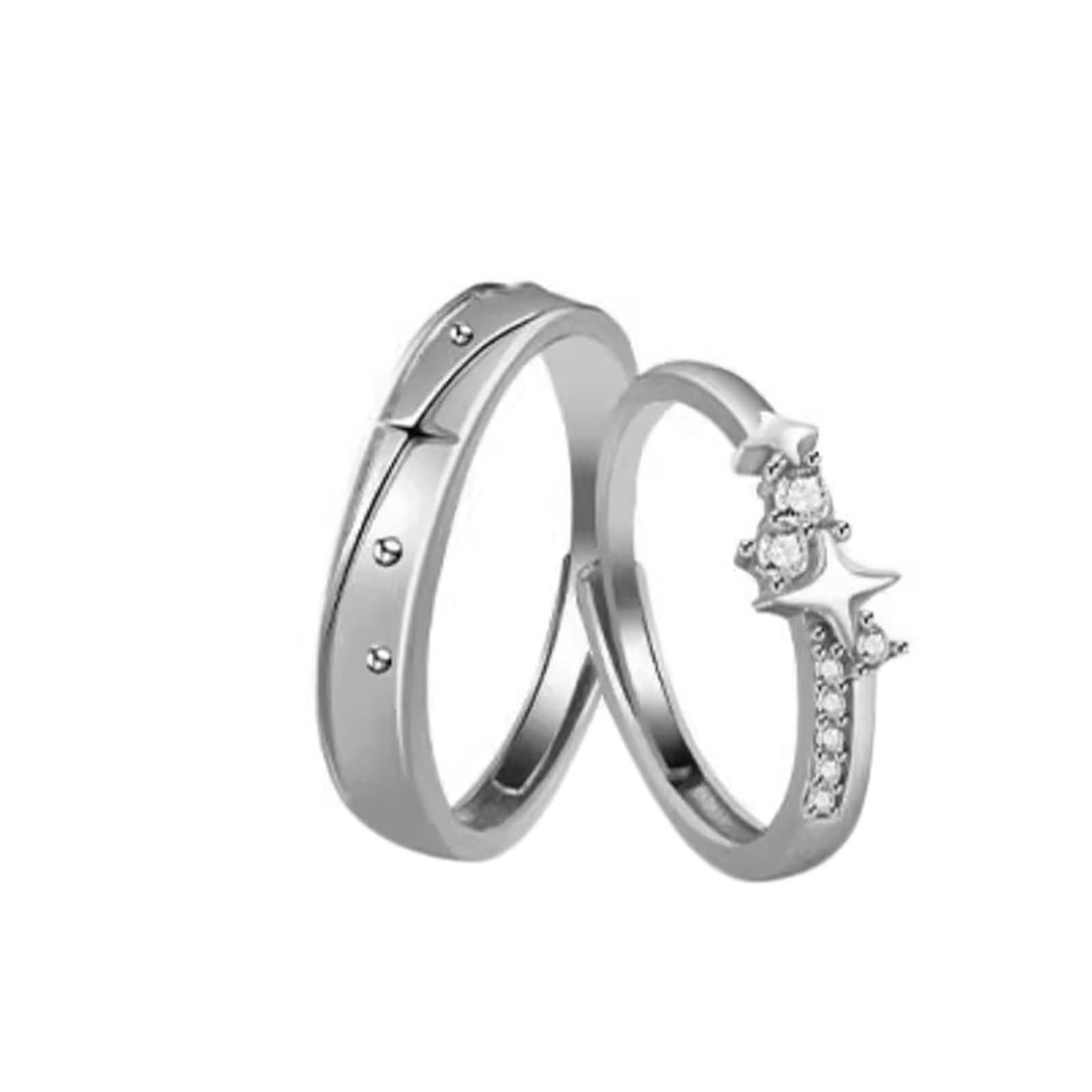 Bague fiançailles argent réglable pour ne plus jamais se tromper - 8