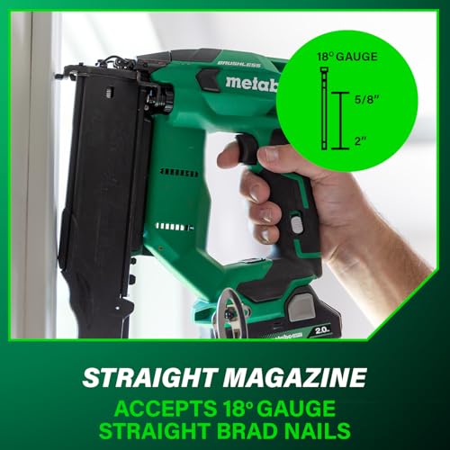 Metabo HPT Brushless Brad Nailer Kit